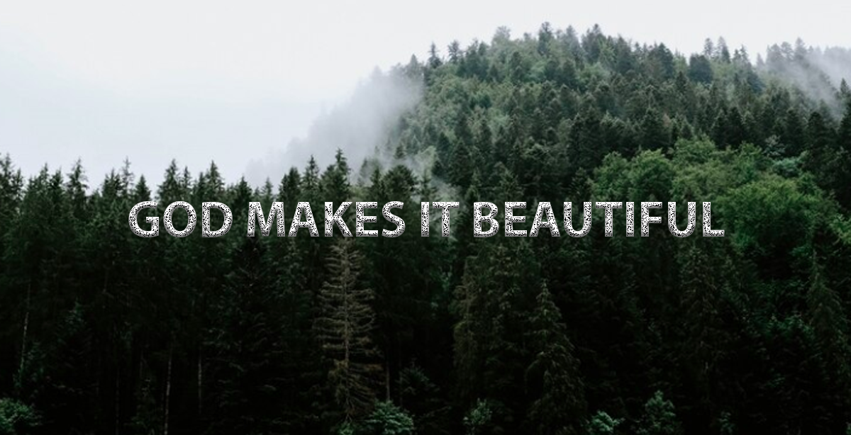 GOD MAKES IT BEAUTIFUL